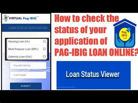 how to check loan status in pag ibig|Loan Status Verification .